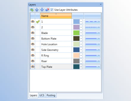 Manager für Ebenen und Farben