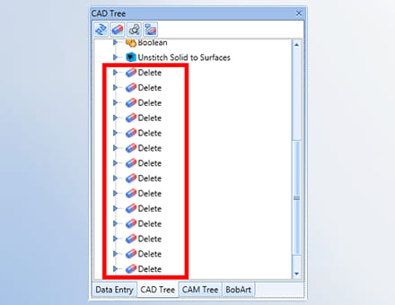 CAD-Verlaufsoptimierung